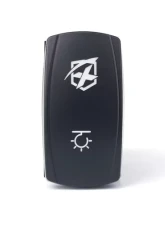 Xprite 4 Pin Laser Blue SPDT 4 Pin Rocker On/Off Toggle Switch with Logo                                     - WL-SWITCH-G6 - Image 2
