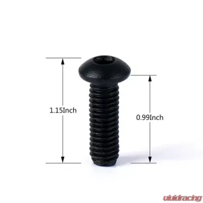Xprite Set of 4 OEM Style Replacement M8 Hexagon Screws Bolts Jeep Wrangler CJ YJ TJ 1976-2006 - WLB-0013-#6