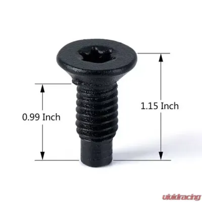 Xprite Set of 4 OEM Style Replacement M8 Torx Screws Bolts Jeep Wrangler CJ YJ TJ 1976-2006 - WLB-0013-#7