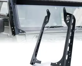 Xprite 50 Inch Windshield Light Bar Mounting Brackets Jeep Wrangler TJ | LJ 1997-2006