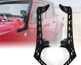 Xprite Prevail Series Mounting Brackets with Upper and Lower Light Mounts Jeep Wrangler | Gladiator JT 2018-2022