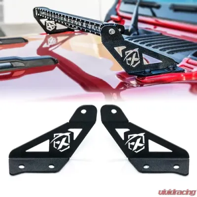 Xprite Prevail Series Hood Mounting Brackets Jeep Wrangler | Gladiator JT 2018-2022 - WLB-0051-G1