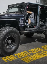 Xprite Front Foot Pegs with Paw Print Jeep Wrangler JK 2007-2018                                     - ZS-0029-JK-PAW - Image 2