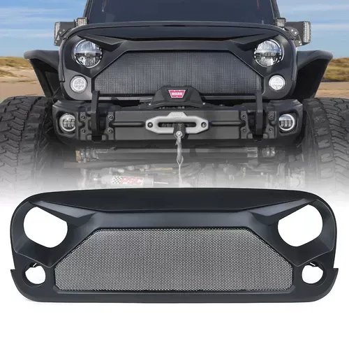 Xprite Gladiator Grille with Steel Mesh Jeep Wrangler 2007-2018 - ZS-0084K