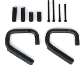 Xprite G1 Black Front Steel Grab Handles Jeep Wrangler JK JKU 2007-2018