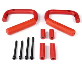 Xprite Red G1 Front Grab Handles Jeep Wrangler JK JKU 2007-2018