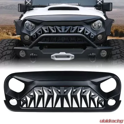Xprite Venom G1 Series Replacement Grille Jeep Wrangler JK JKU 2007-2018 - ZS-0092K-JK-G1