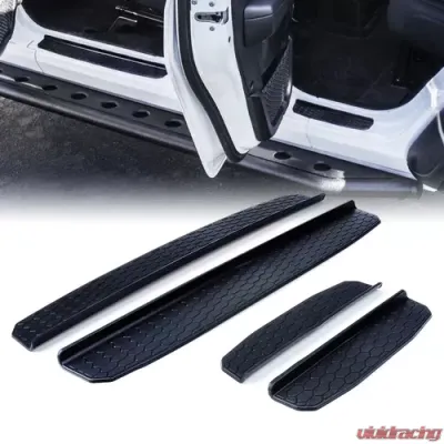 Xprite 4 Door Sill Jam Protective Step Plate Cover Jeep Wrangler JL 2018-2020 - ZS-0093
