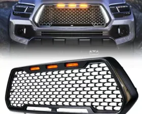 Xprite Horizon Series Grille with Amber LED Running Lights for 2016+ Toyota Tacoma