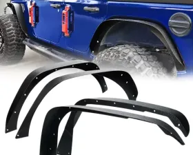 Xprite Grind Series Steel Fender Flare Kit Jeep Wrangler JL 2018-2022