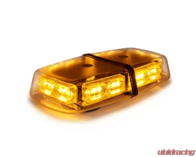 Xprite 12inch Amber Mini Light Bar with Magnetic Base | Gamma Series - 52010C-Y