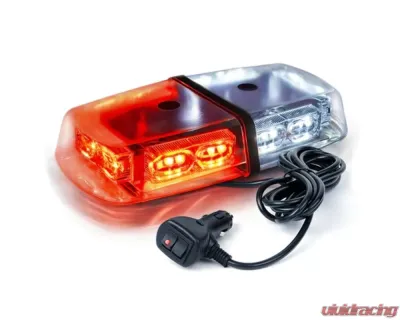 Xprite 12inch Amber Mini Light Bar with Magnetic Base | Gamma Series - 52010C-Y