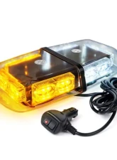 Xprite 12inch Amber Mini Light Bar with Magnetic Base | Gamma Series                                     - 52010C-Y - Image 8