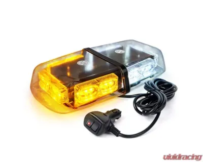 Xprite 12inch Amber Mini Light Bar with Magnetic Base | Gamma Series - 52010C-Y