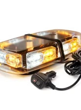 Xprite 12inch Amber Mini Light Bar with Magnetic Base | Gamma Series                                     - 52010C-Y - Image 9