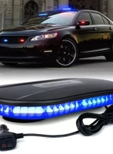 Xprite Amber Delta Series 30W COB LED Rooftop Strobe Light with Magnetic Base                                     - 53010M-WY - Image 8