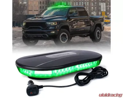 Xprite Amber Delta Series 30W COB LED Rooftop Strobe Light with Magnetic Base - 53010M-WY