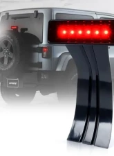 Xprite Clear Third Brake Light LED Replacement Jeep Wrangler JK 2007-2018                                     - BL-JK-G1-CLR - Image 6
