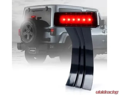 Xprite Clear Third Brake Light LED Replacement Jeep Wrangler JK 2007-2018 - BL-JK-G1-CLR