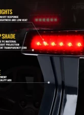 Xprite Smoke Third Brake Light LED Replacement Jeep Wrangler JK 2007-2018                                     - BL-JK-G1-SMK - Image 3