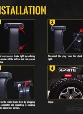 Xprite Smoke Third Brake Light LED Replacement Jeep Wrangler JK 2007-2018                                     - BL-JK-G1-SMK - Image 5