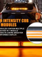 Xprite Green 35inch Warrant G2 Series Traffic Advisor COB LED Strobe Light Bar                                     - CTB-6-G2-G - Image 2