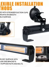 Xprite Green 35inch Warrant G2 Series Traffic Advisor COB LED Strobe Light Bar                                     - CTB-6-G2-G - Image 4