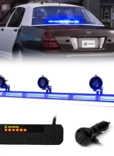 Xprite Green 35inch Warrant G2 Series Traffic Advisor COB LED Strobe Light Bar                                     - CTB-6-G2-G - Image 6