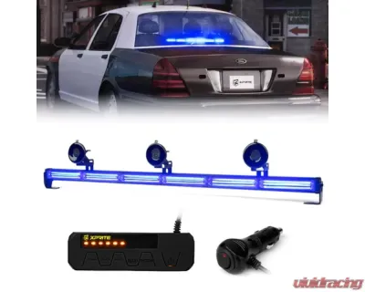 Xprite Green 35inch Warrant G2 Series Traffic Advisor COB LED Strobe Light Bar - CTB-6-G2-G