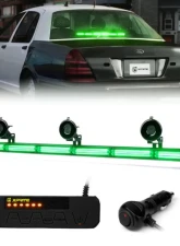 Xprite Green 35inch Warrant G2 Series Traffic Advisor COB LED Strobe Light Bar                                     - CTB-6-G2-G - Image 7