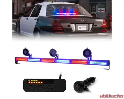 Xprite Green 35inch Warrant G2 Series Traffic Advisor COB LED Strobe Light Bar - CTB-6-G2-G