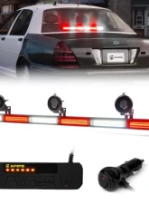 Xprite Green 35inch Warrant G2 Series Traffic Advisor COB LED Strobe Light Bar                                     - CTB-6-G2-G - Image 9