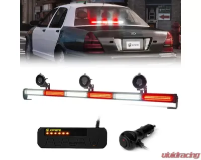 Xprite Green 35inch Warrant G2 Series Traffic Advisor COB LED Strobe Light Bar - CTB-6-G2-G