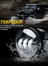 Xprite Amber 4inch Halo LED Fog Light | Escapade Series                                     - FL-R4IN-60W-CR-A - Image 5