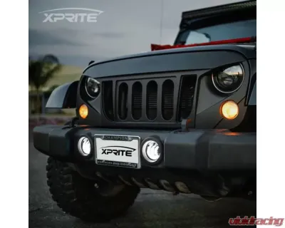 Xprite White 4inch LED Fog Light for Jeep | Explore Series - FL-R4IN-60W-CR-W