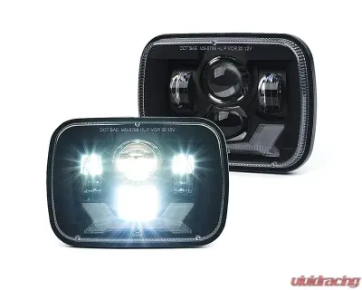 Xprite LED Headlight w/ High | Low Beam - HL-5X7-G4