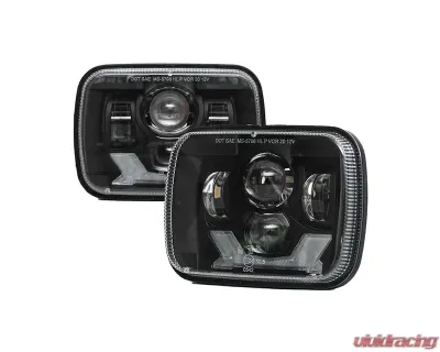 Xprite LED Headlight w/ High | Low Beam - HL-5X7-G4