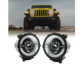 Xprite 9inch Jeep LED Headlights Jeep Wrangler JL | Gladiator JT 2018-2023