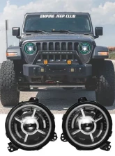 Xprite 9-Inch RGB-W Halo Headlights Jeep Gladiator | Wrangler 2018+                                     - HL-JL-R9IN-G4 - Image 6