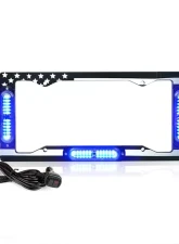 Xprite License Plate Strobe Lights Blue                                     - LPF-UNI-G1-B - Image 5