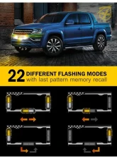 Xprite License Plate Strobe Lights White                                     - LPF-UNI-G1-W - Image 2