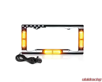 Xprite License Plate Strobe Lights Yellow - LPF-UNI-G1-Y
