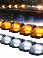 Xprite White Guide G2 Series Smoked LED Roof Top Cab Clearance Light Kit                                     - SL-745N-G3-W - Image 5