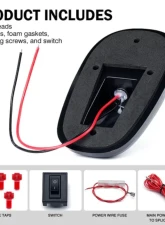 Xprite White Guide G2 Series Smoked LED Roof Top Cab Clearance Light Kit                                     - SL-745N-G3-W - Image 5