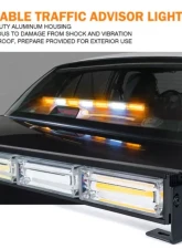 Xprite 31inch Red | Blue LED 7 Series Traffic Advisor Strobe Light Bar Controller COB                                     - TAL-COB-G1-7M-RB - Image 4
