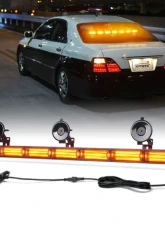 Xprite 31inch White | Red LED 7 Series Traffic Advisor Strobe Light Bar Controller COB                                     - TAL-COB-G1-7M-WR - Image 10