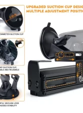 Xprite 31inch White | Amber LED 7 Series Traffic Advisor Strobe Light Bar Controller COB                                     - TAL-COB-G1-7M-WY - Image 2