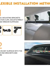 Xprite 31inch White | Amber LED 7 Series Traffic Advisor Strobe Light Bar Controller COB                                     - TAL-COB-G1-7M-WY - Image 5