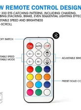 Xprite RGB Dual Ring Spare Tire Brake Light Jeep Wrangler JK | JL 2007+                                     - TL-JK-WHEEL-G7 - Image 6