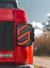 Xprite LED Tail Lights | Savage Series Jeep Gladiator JT 2020-2023                                     - TL-JT-G1-SMK - Image 2